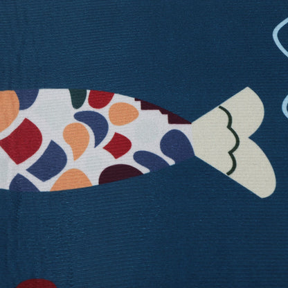 Floor Mat Prevent Slip Wearable Comfortable Cute Pattern Kitchen Pad for Living Room Bathroom Doorway Fish 40x60cm / 15.8x23.6in - view 5