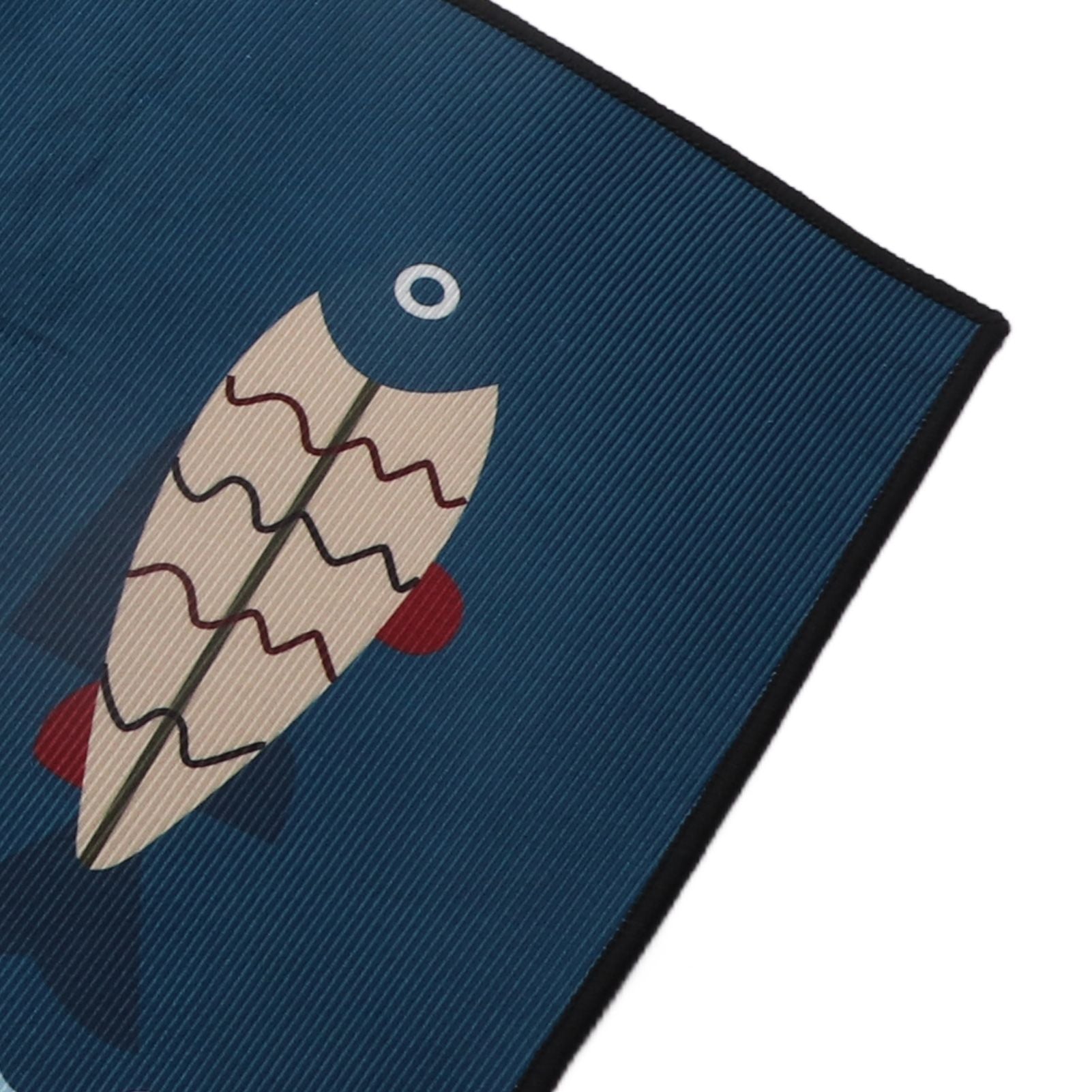 Floor Mat Prevent Slip Wearable Comfortable Cute Pattern Kitchen Pad for Living Room Bathroom Doorway Fish 40x120cm / 15.8x47.2in - view 6