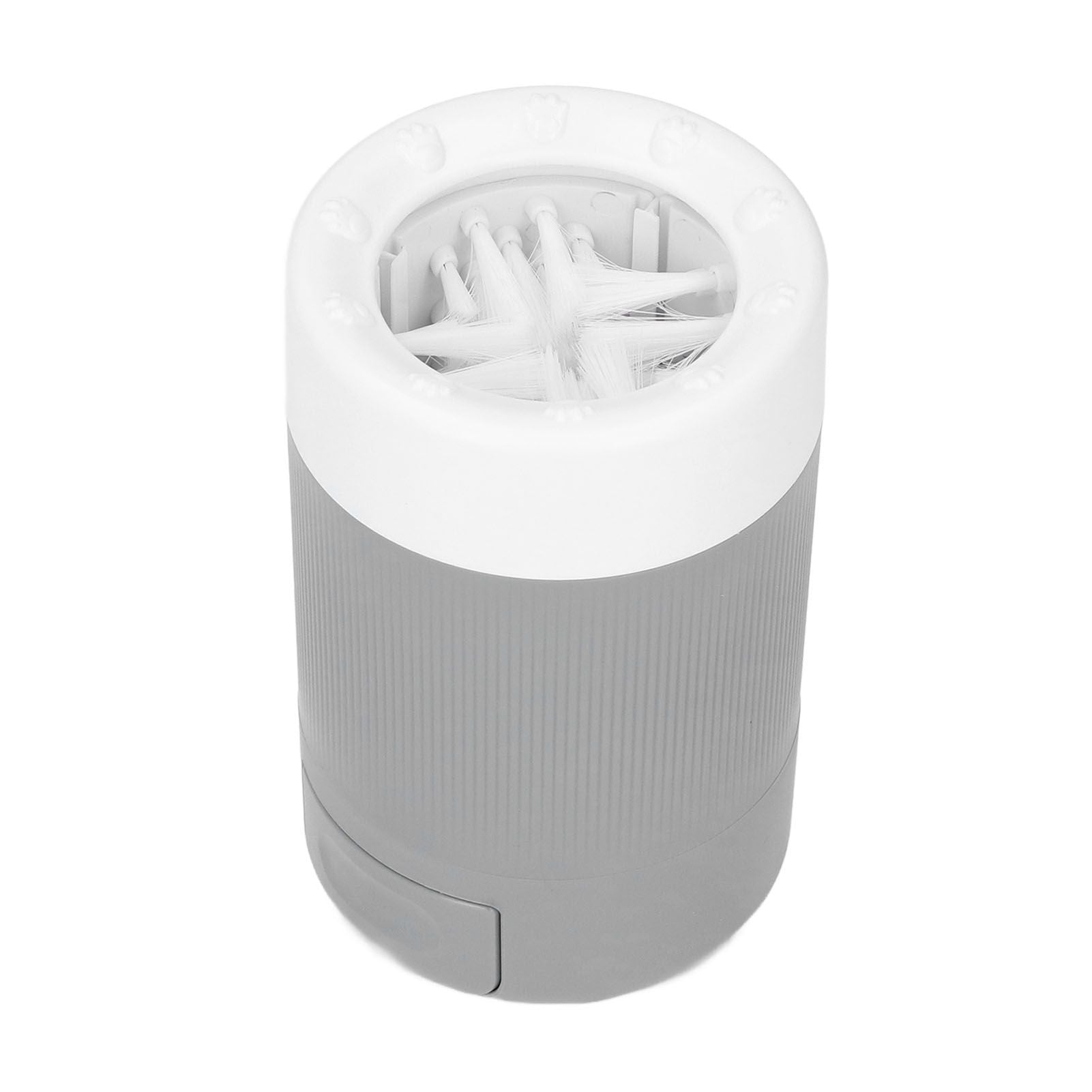 Dog Paw Cleaner Semi Automatic Portable Dog Foot Washing Cup for Pets Cats and DogsGrey - view 8