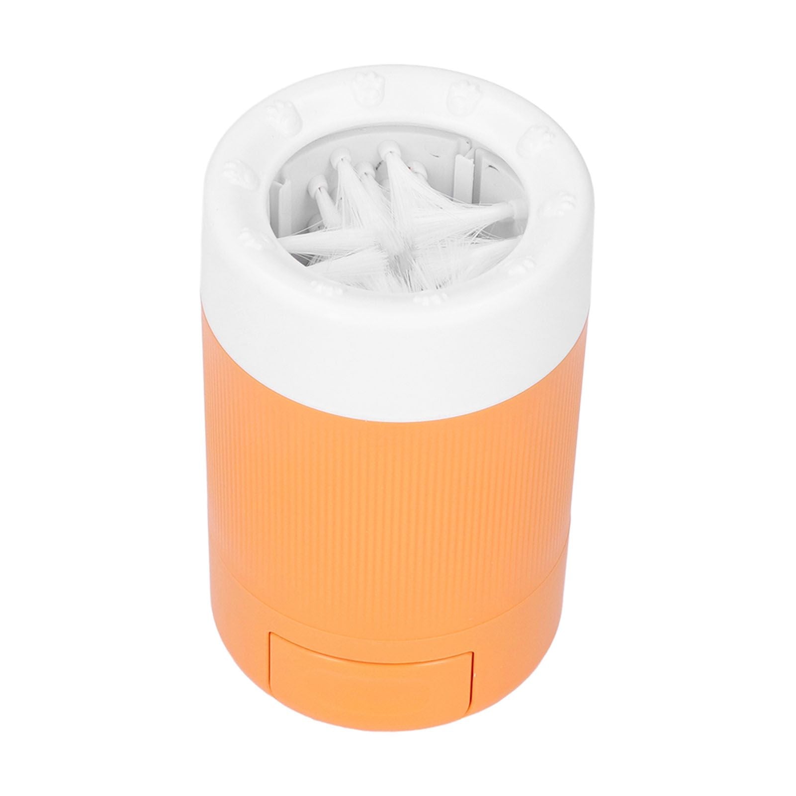 Dog Paw Cleaner Semi Automatic Portable Dog Foot Washing Cup for Pets Cats and DogsOrange - view 6