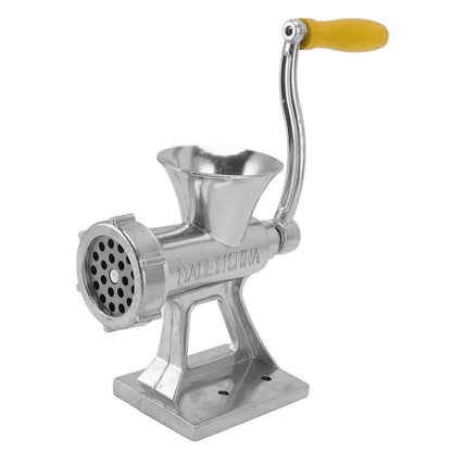 Manual Meat Grinder Silver Simple Operation Small Meat Mincer with Handle for Home Kitchen Restaurants Butcher Shops - view 2