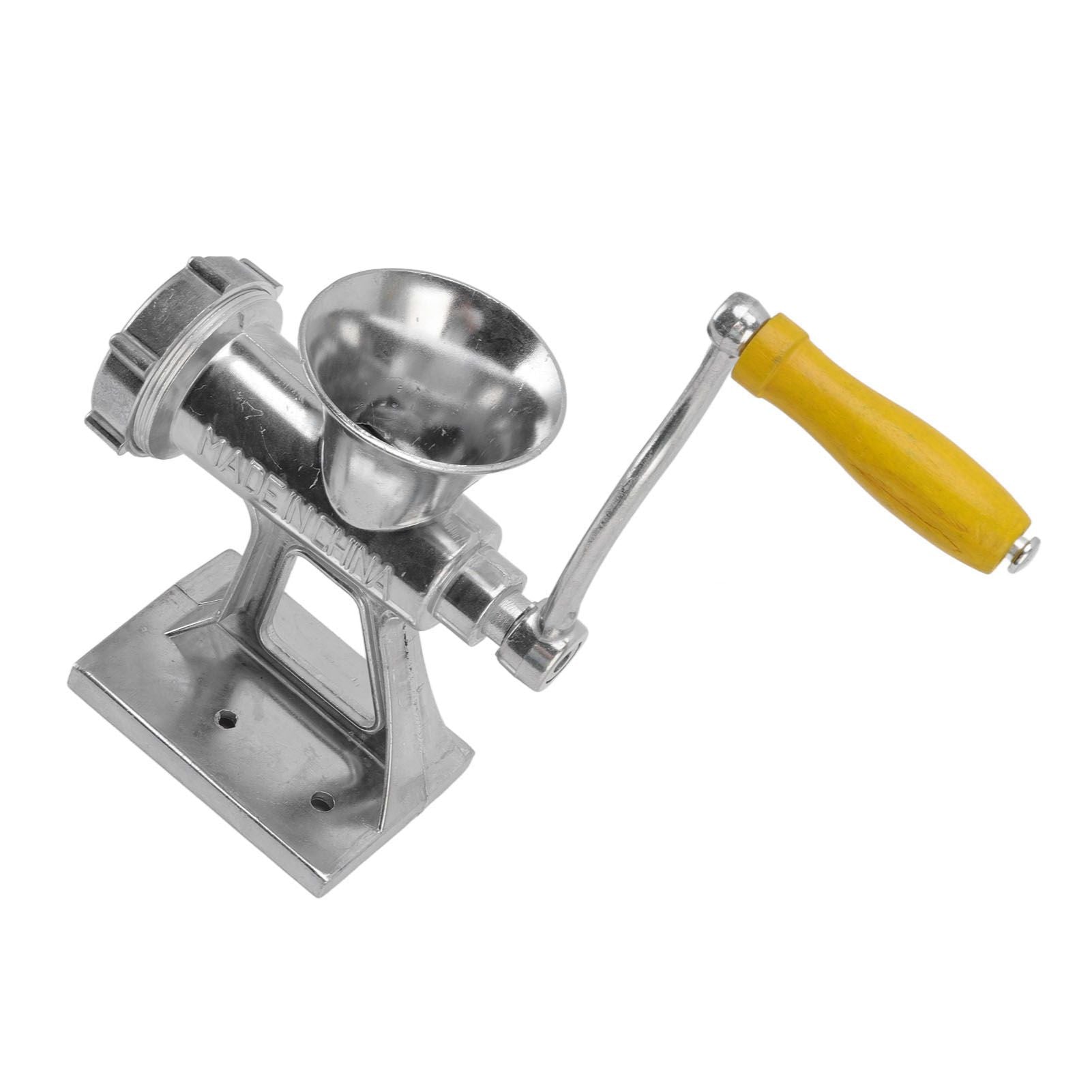 Manual Meat Grinder Silver Simple Operation Small Meat Mincer with Handle for Home Kitchen Restaurants Butcher Shops - view 7