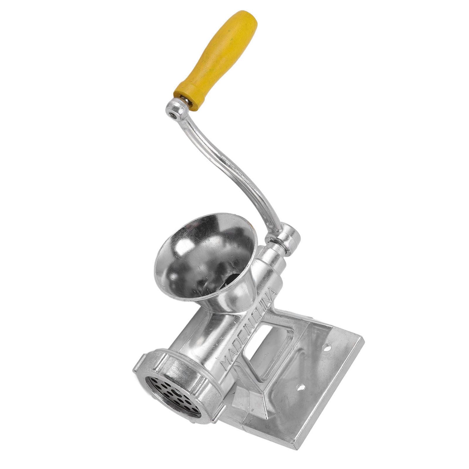 Manual Meat Grinder Silver Simple Operation Small Meat Mincer with Handle for Home Kitchen Restaurants Butcher Shops - view 8