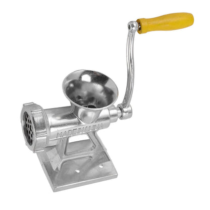Manual Meat Grinder Silver Simple Operation Small Meat Mincer with Handle for Home Kitchen Restaurants Butcher Shops - view 9