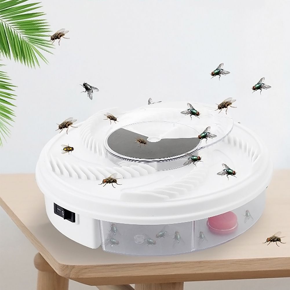 1PCS Electric Fly Trap Device with Trapping Food Electric Flycatcher Artifact - view 2