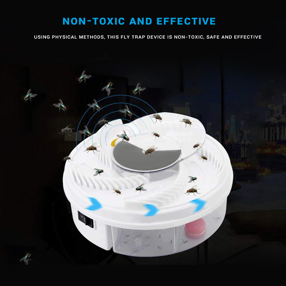 1PCS Electric Fly Trap Device with Trapping Food Electric Flycatcher Artifact - view 7