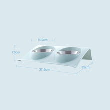 Double Bowls for Dog Stainless Steel Pet Bowl Splashproof Feeding Bowl for Pet - view 2