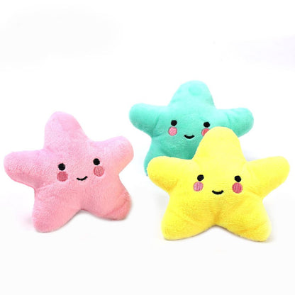 Pet Dog Chew Toy Plush Star Shaped Soft Cute Dog Cat Chew Puppy Toys - view 4