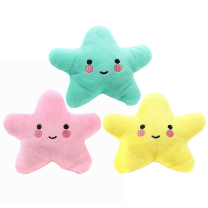 Pet Dog Chew Toy Plush Star Shaped Soft Cute Dog Cat Chew Puppy Toys - view 5