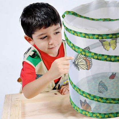 Net Insect Butterfly Habitat Cage Collapsible Insect Housing Enclosure Breeding Cages - view 3