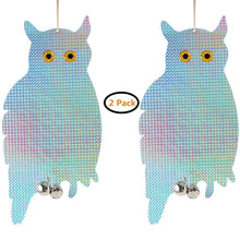 Owl Bird Repellent Control Scare Device Holographic Reflective Fake Owl Scares Bird Repellent Garden Supplies