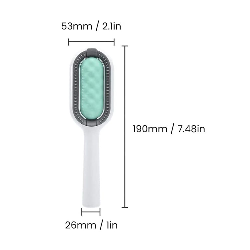 Pet Brush Grooming Comb Soft Bristles Pet Grooming Brush for Massage and Removal of Loose Hair Tangled Hair - view 2