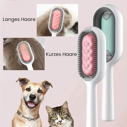 Pet Brush Grooming Comb Soft Bristles Pet Grooming Brush for Massage and Removal of Loose Hair Tangled Hair - view 4