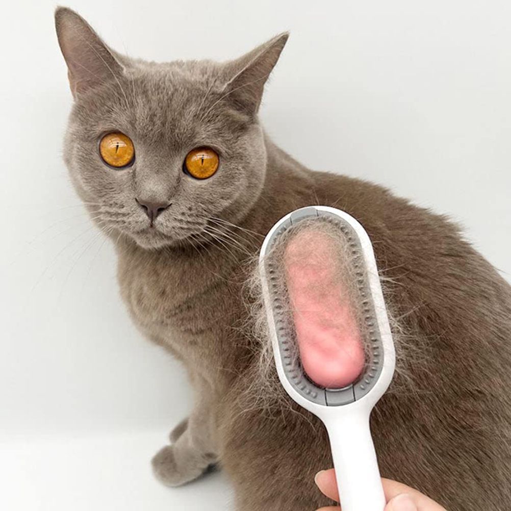 Pet Brush Grooming Comb Soft Bristles Pet Grooming Brush for Massage and Removal of Loose Hair Tangled Hair - view 5