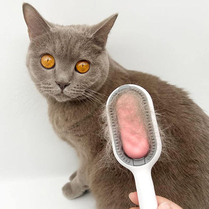 Pet Brush Grooming Comb Soft Bristles Pet Grooming Brush for Massage and Removal of Loose Hair Tangled Hair - view 5