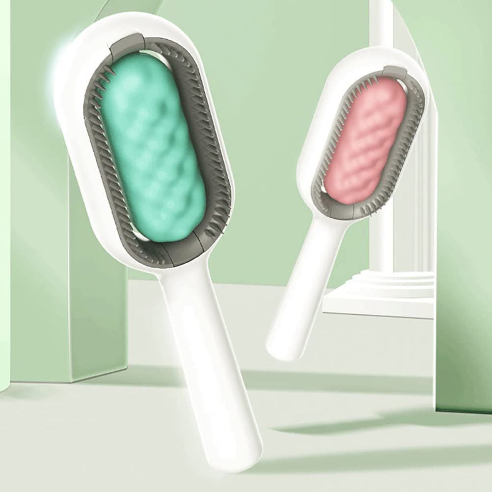 Pet Brush Grooming Comb Soft Bristles Pet Grooming Brush for Massage and Removal of Loose Hair Tangled Hair - view 6