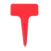 20PCS T Shape Garden Labels Thickening Garden Plant Tag Plant Classification Sorting Sign Tag Red