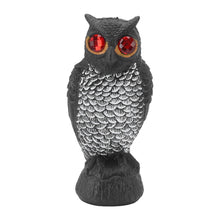 Owl Bird Deterrent Garden Plastic Red Eyes Owls to Keep Birds Away Fine Details Wear Resistant Owls to Keep Birds Away Cartoon Flaky Small Owl