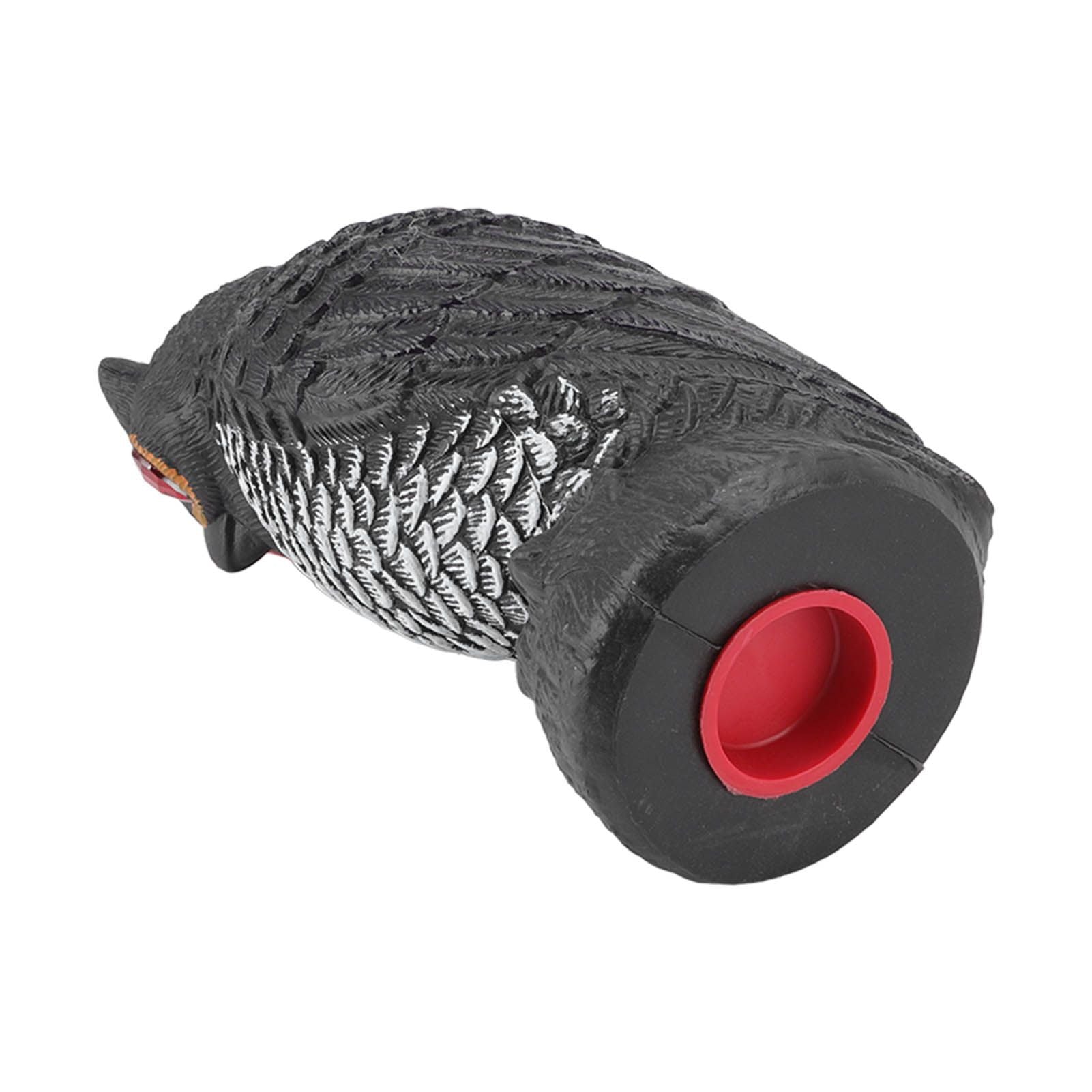 Owl Bird Deterrent Garden Plastic Red Eyes Owls to Keep Birds Away Fine Details Wear Resistant Owls to Keep Birds Away Cartoon Flaky Small Owl - view 7