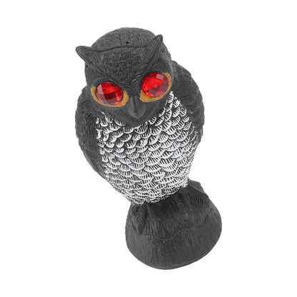 Owl Bird Deterrent Garden Plastic Red Eyes Owls to Keep Birds Away Fine Details Wear Resistant Owls to Keep Birds Away Cartoon Flaky Small Owl - view 10