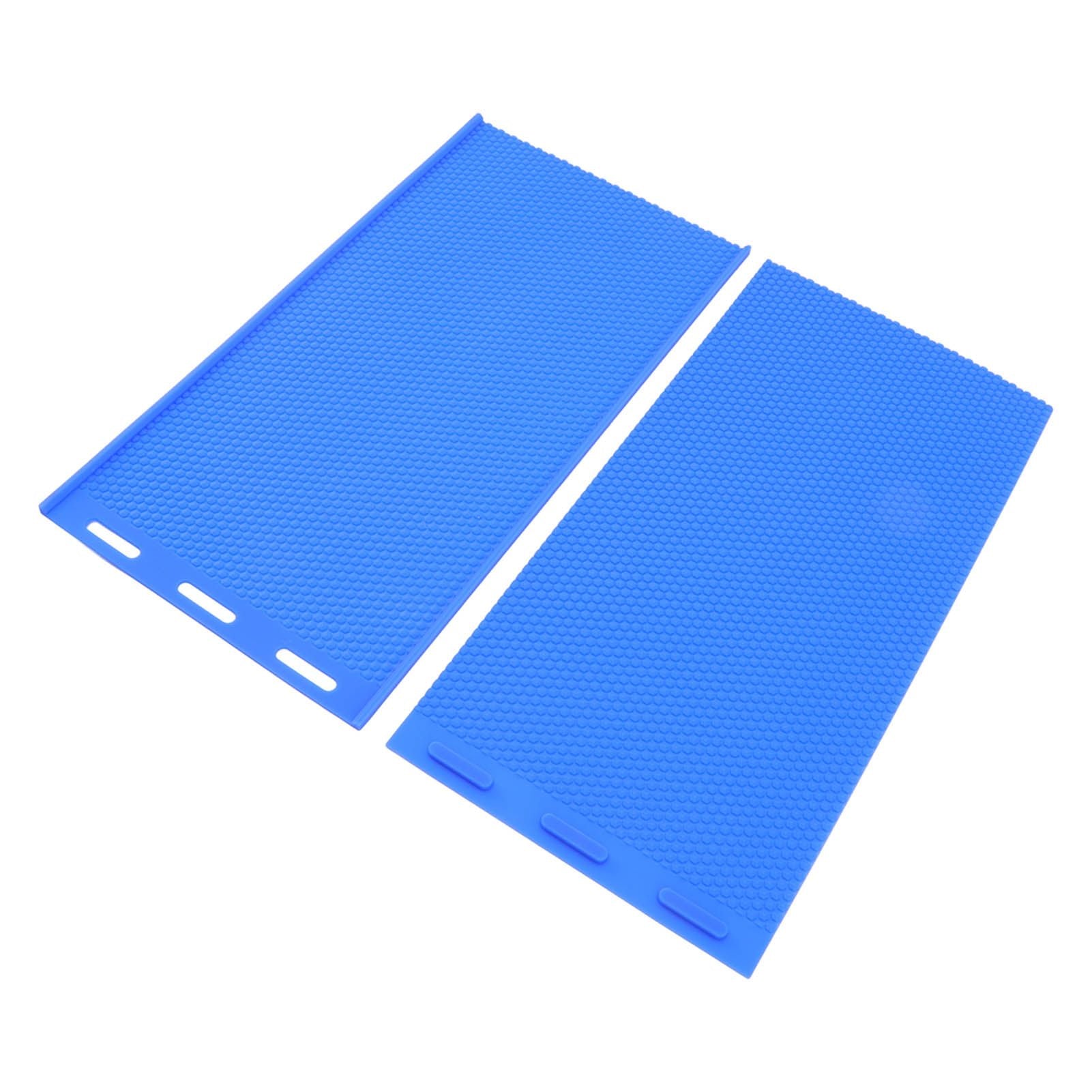2Pcs Silicone Beeswax Sheet DIY Mold Soft Press Sheet Mould Tools Beeswax Embosser Machine for Beekeeping - view 3