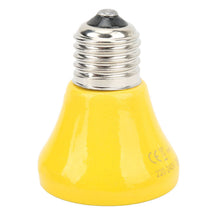 Ceramic Reptile Heat Lamp Bulb Mini Infrared Heat Ceramic Amphibian Heating Lamp for Lizards Reptiles 220V‑240V 25W Yellow - view 2