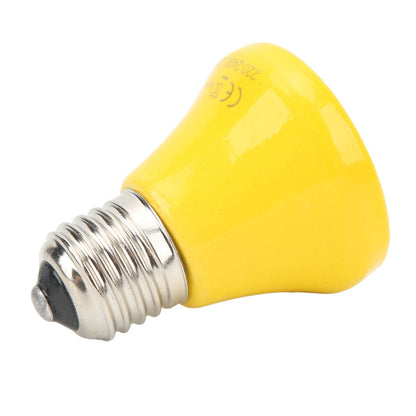 Ceramic Reptile Heat Lamp Bulb Mini Infrared Heat Ceramic Amphibian Heating Lamp for Lizards Reptiles 220V‑240V 25W Yellow - view 3