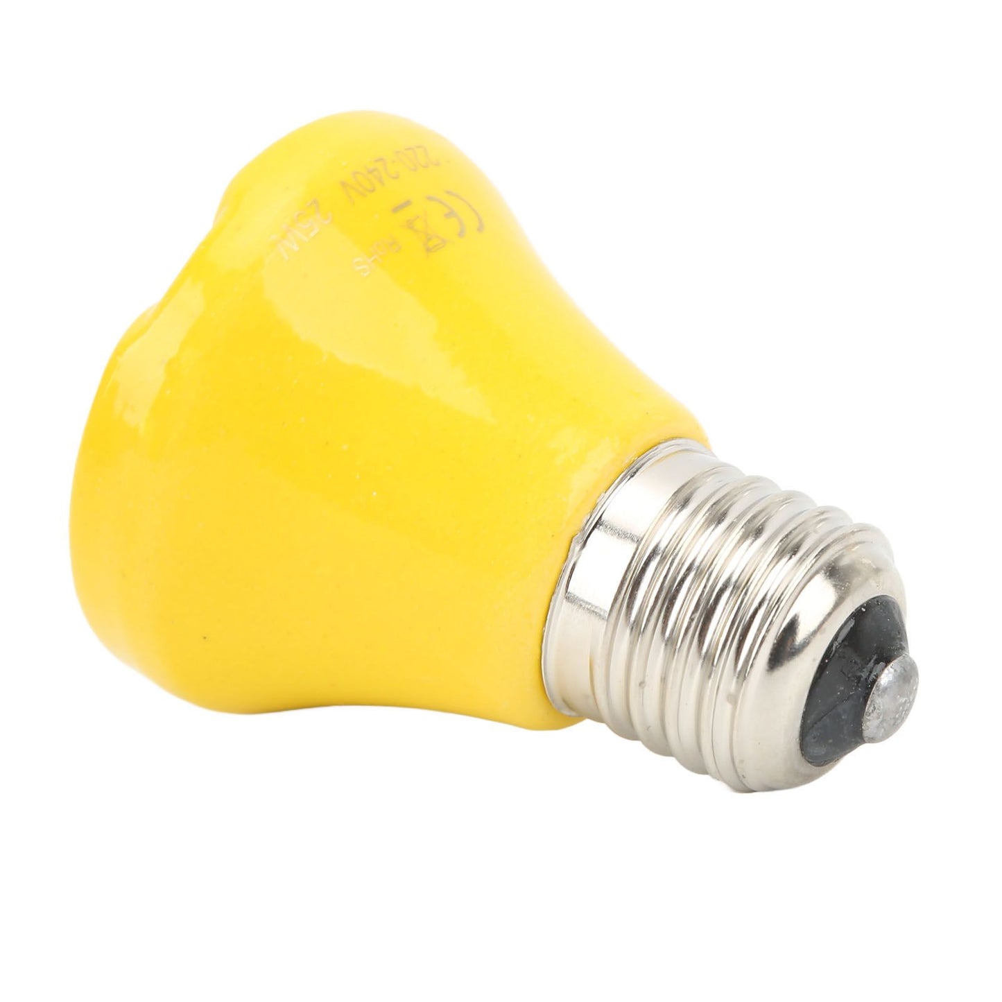 Ceramic Reptile Heat Lamp Bulb Mini Infrared Heat Ceramic Amphibian Heating Lamp for Lizards Reptiles 220V‑240V 25W Yellow - view 4