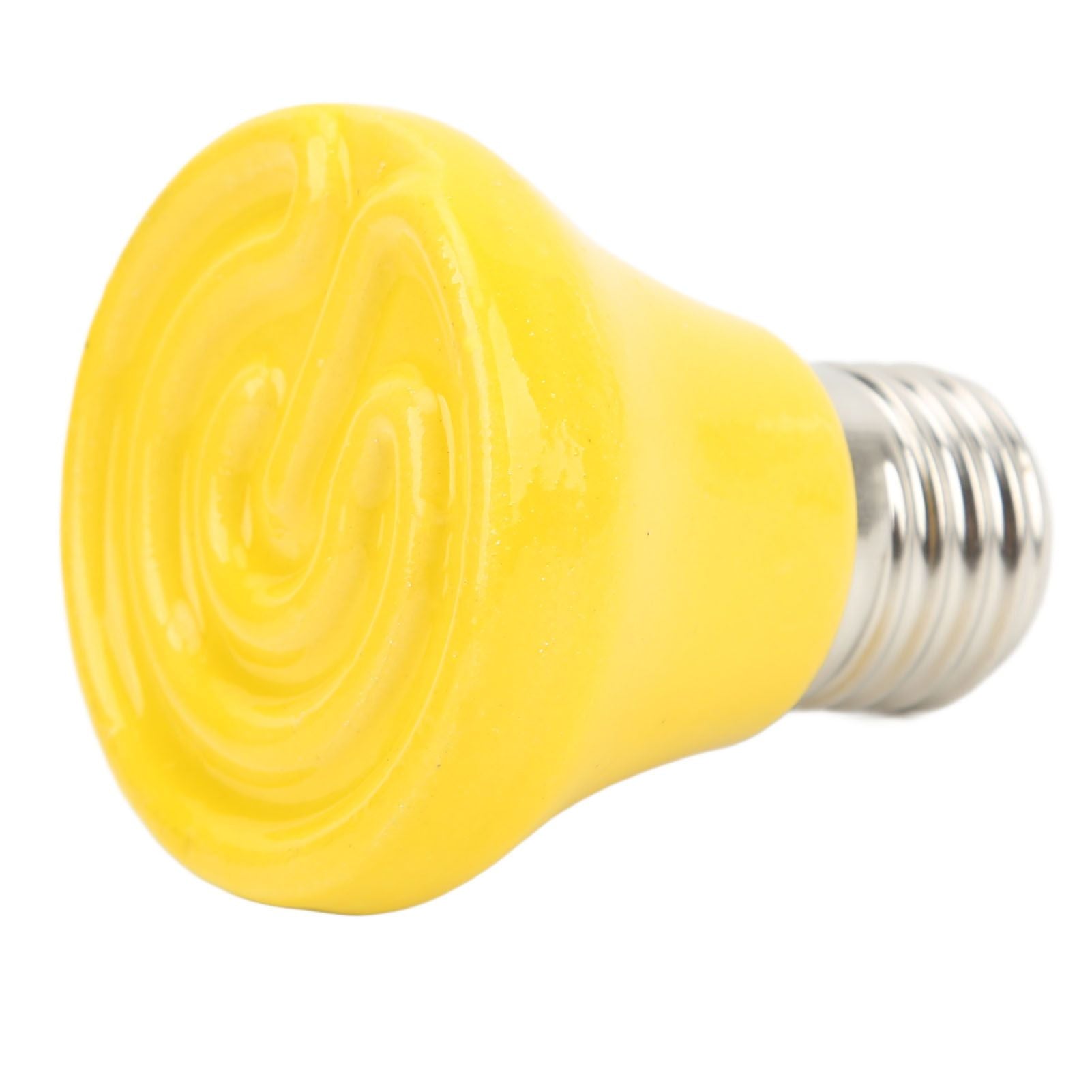 Ceramic Reptile Heat Lamp Bulb Mini Infrared Heat Ceramic Amphibian Heating Lamp for Lizards Reptiles 220V‑240V 25W Yellow - view 6