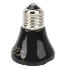 Ceramic Reptile Heat Lamp Bulb Mini Infrared Heat Ceramic Amphibian Heating Lamp for Lizards Reptiles 220V‑240V 25W Black - view 2