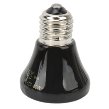 Ceramic Reptile Heat Lamp Bulb Mini Infrared Heat Ceramic Amphibian Heating Lamp for Lizards Reptiles 220V‑240V 50W Black - view 2