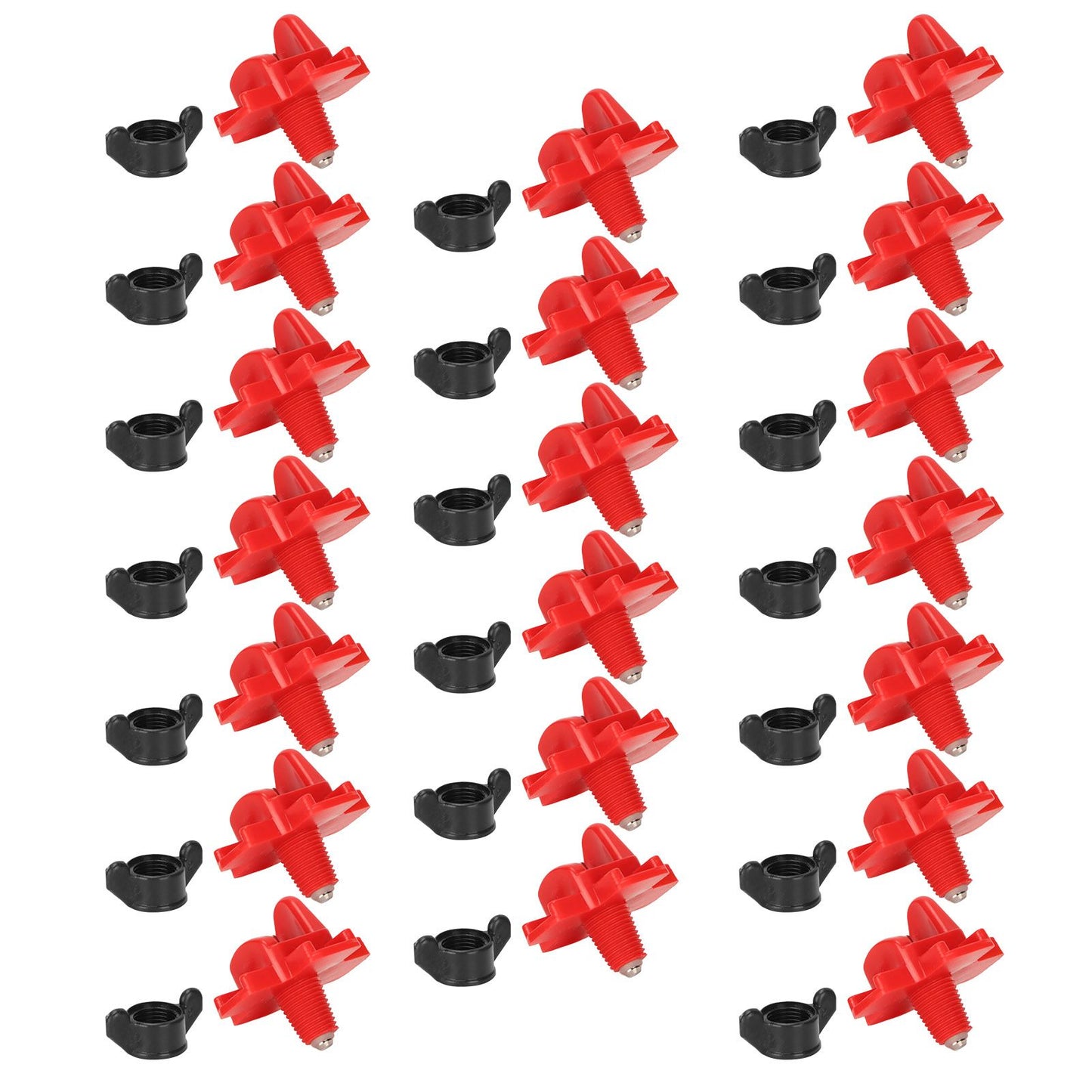 20PCS G1/8 Male Thread Chicken Drinking Nipples Automatic Waterer Equipment with Black Srews for Poultry Feeding - view 8