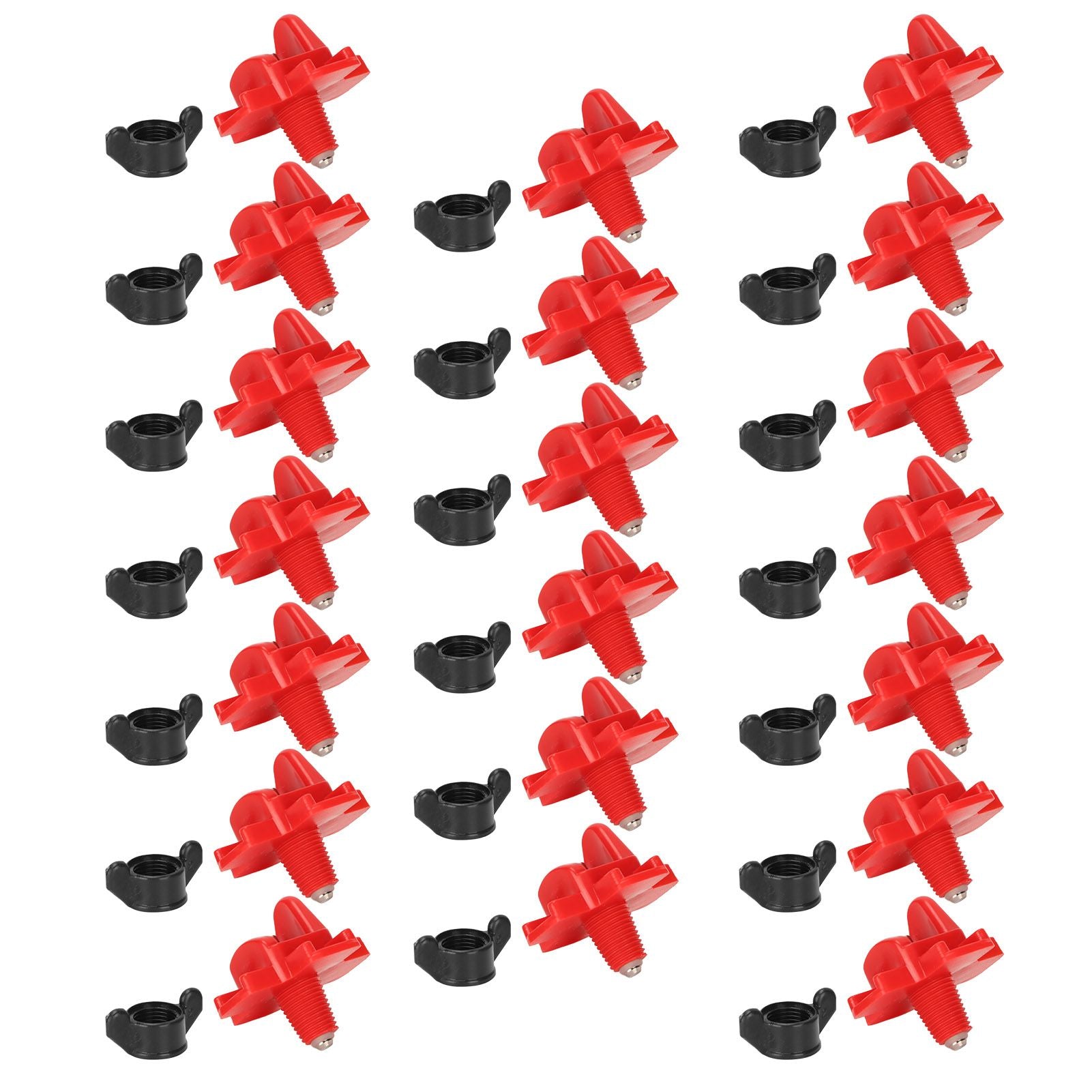 20PCS G1/8 Male Thread Chicken Drinking Nipples Automatic Waterer Equipment with Black Srews for Poultry Feeding - view 8