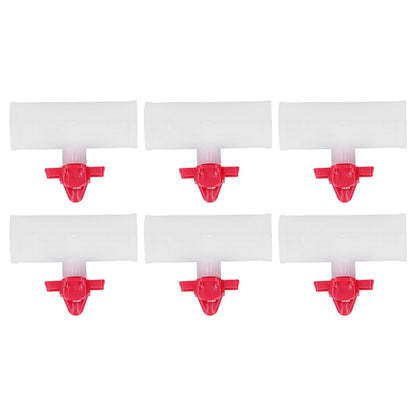 20 Sets Chicken Nipple Waterer Automatic Water Feeding Professional Chicken Watering Cups with T Joints for Quail Pigeons G3/4 - view 2