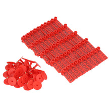 100 Sets Numbered Cattle Ear Tags Accurate Livestock Identification Card for Cow Pig Sheep Red - view 2