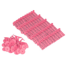 100 Sets Numbered Cattle Ear Tags Accurate Livestock Identification Card for Cow Pig Sheep Pink - view 2