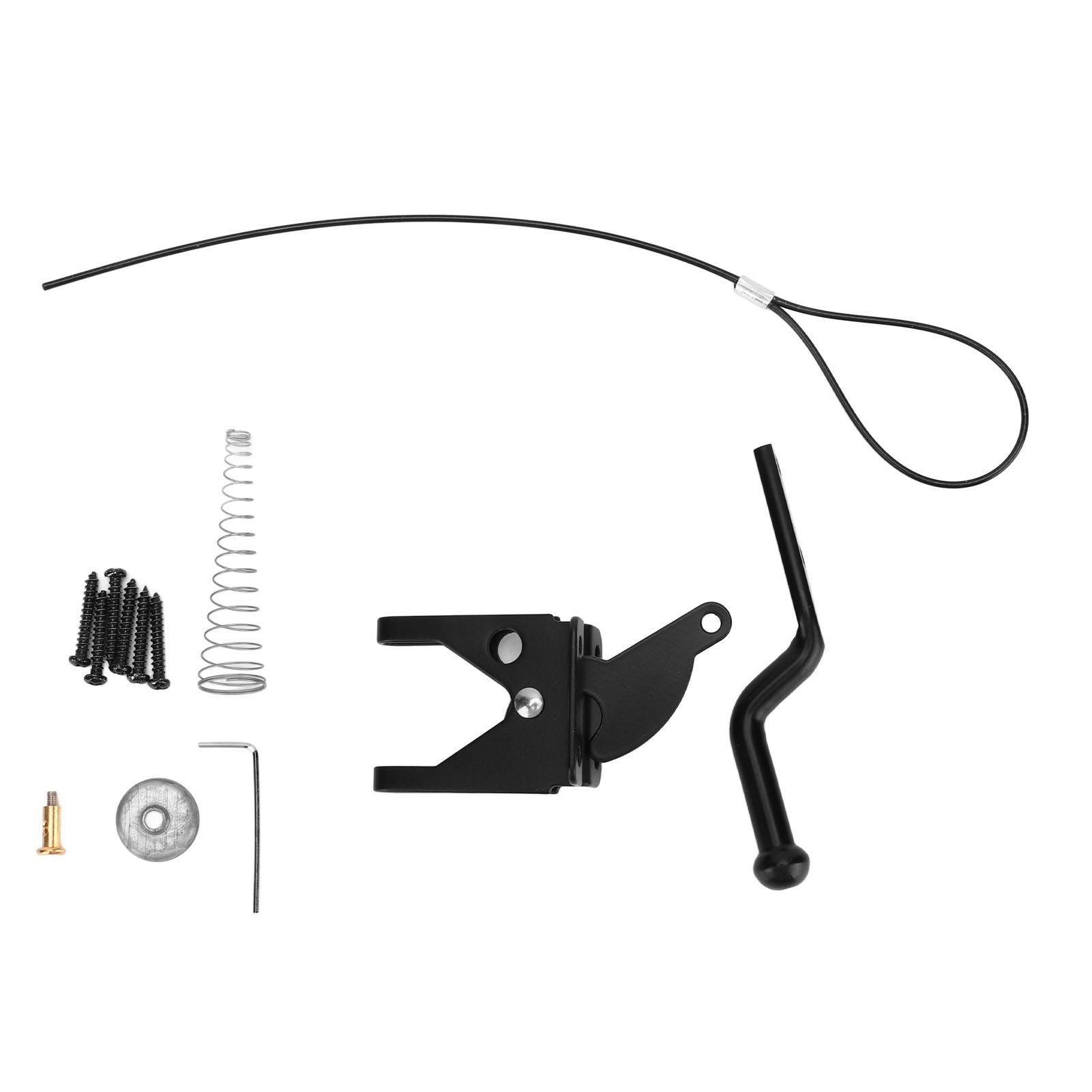 Fence Latch Carbon Steel with Spring Gate Latch Safety Latch for Indoor Window Doors Pet Fences - view 6