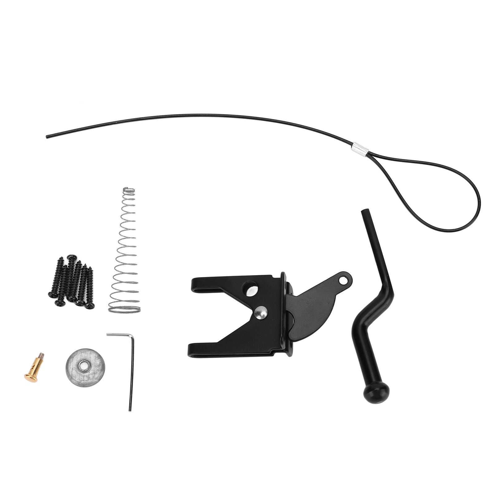 Fence Latch Carbon Steel with Spring Gate Latch Safety Latch for Indoor Window Doors Pet Fences - view 10