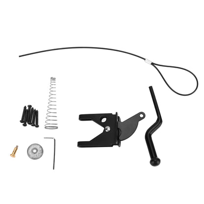Fence Latch Carbon Steel with Spring Gate Latch Safety Latch for Indoor Window Doors Pet Fences - view 10