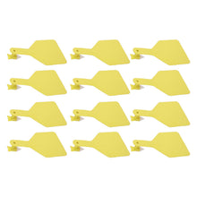 100pcs Blank Livestock Ear Tag Thickened TPU Reusable Animal Ear Label for Dairy Cattle Beef Cattle Yaks Horses Camels Yellow - view 2