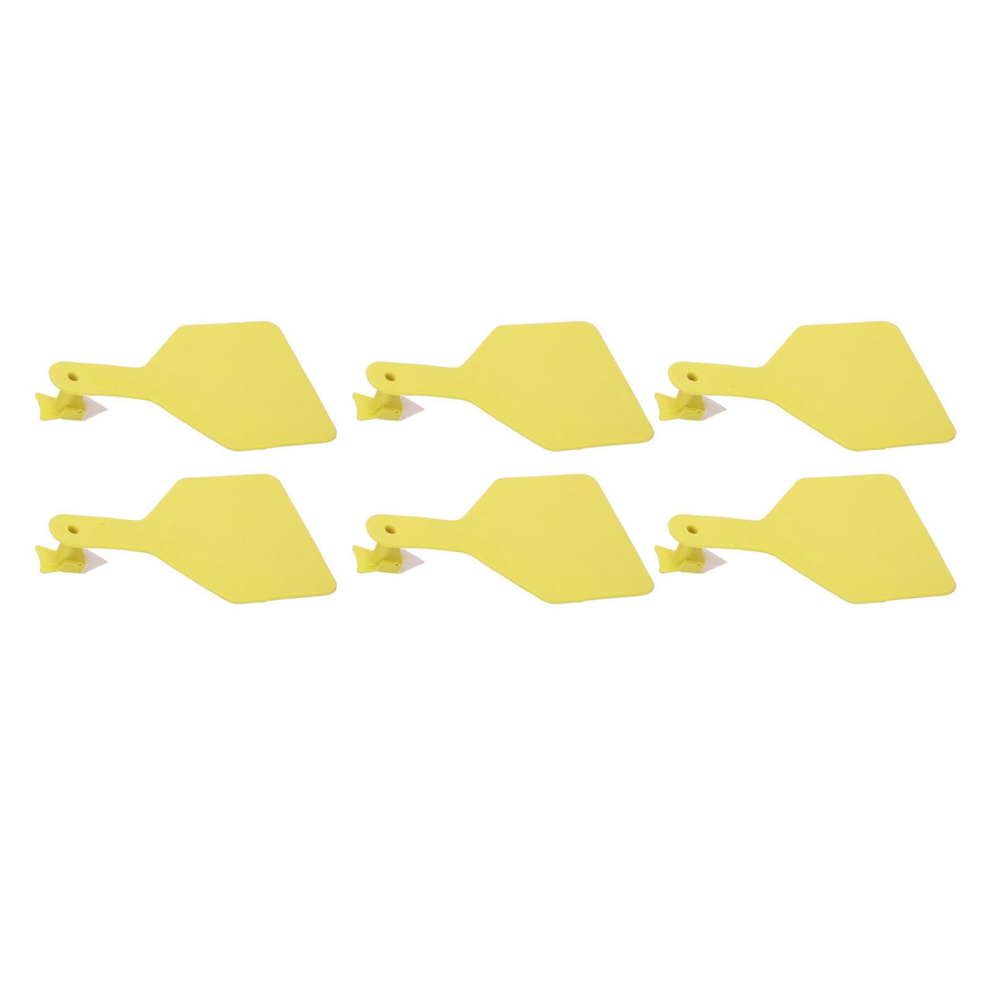 100pcs Blank Livestock Ear Tag Thickened TPU Reusable Animal Ear Label for Dairy Cattle Beef Cattle Yaks Horses Camels Yellow - view 3