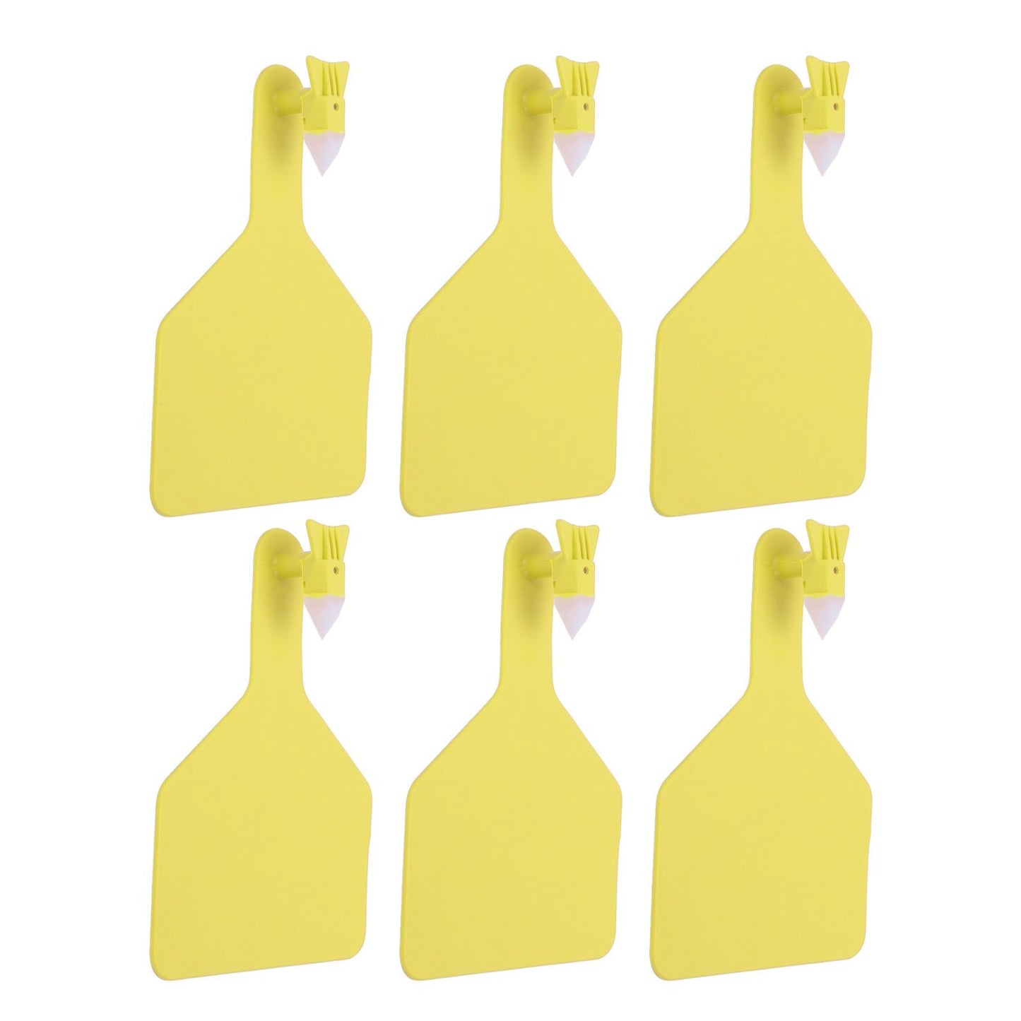 100pcs Blank Livestock Ear Tag Thickened TPU Reusable Animal Ear Label for Dairy Cattle Beef Cattle Yaks Horses Camels Yellow - view 5