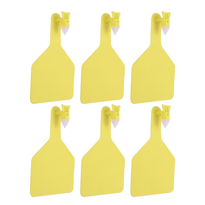 100pcs Blank Livestock Ear Tag Thickened TPU Reusable Animal Ear Label for Dairy Cattle Beef Cattle Yaks Horses Camels Yellow - view 5