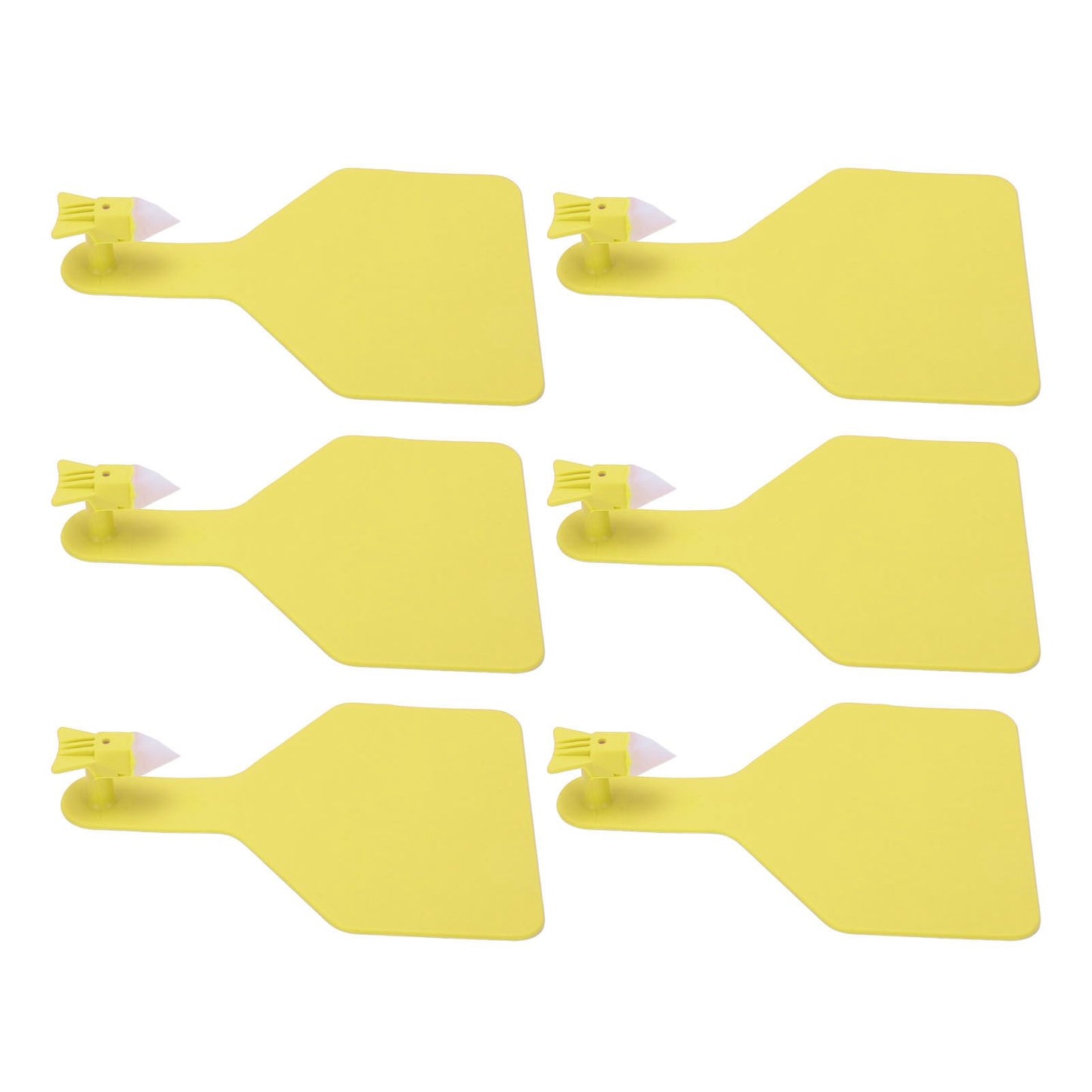 100pcs Blank Livestock Ear Tag Thickened TPU Reusable Animal Ear Label for Dairy Cattle Beef Cattle Yaks Horses Camels Yellow - view 6