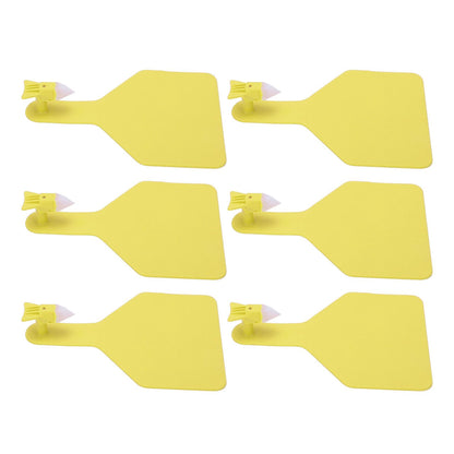 100pcs Blank Livestock Ear Tag Thickened TPU Reusable Animal Ear Label for Dairy Cattle Beef Cattle Yaks Horses Camels Yellow - view 6