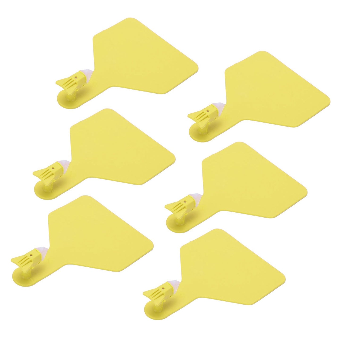 100pcs Blank Livestock Ear Tag Thickened TPU Reusable Animal Ear Label for Dairy Cattle Beef Cattle Yaks Horses Camels Yellow - view 7
