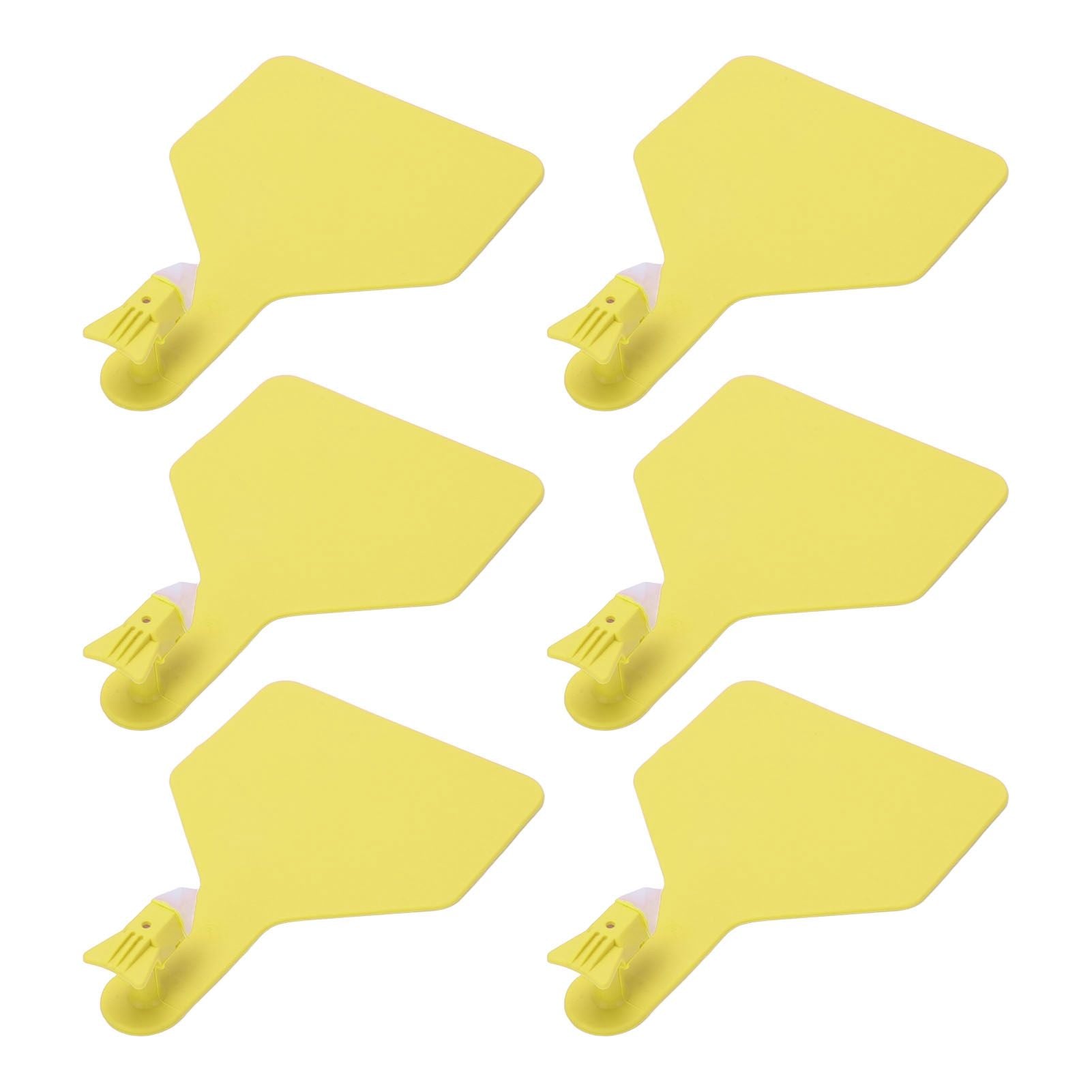 100pcs Blank Livestock Ear Tag Thickened TPU Reusable Animal Ear Label for Dairy Cattle Beef Cattle Yaks Horses Camels Yellow - view 8