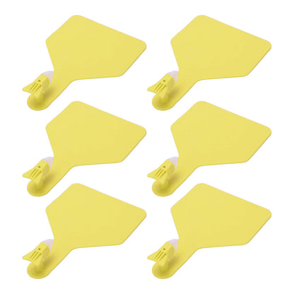 100pcs Blank Livestock Ear Tag Thickened TPU Reusable Animal Ear Label for Dairy Cattle Beef Cattle Yaks Horses Camels Yellow - view 8