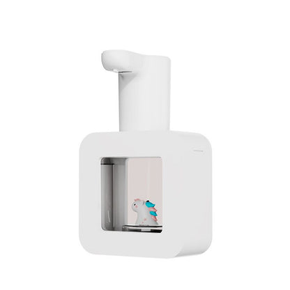 Touchless Automatic Sensor Soap Dispenser Cartoon Pet Waterproof Smart Foam Soap Dispenser White