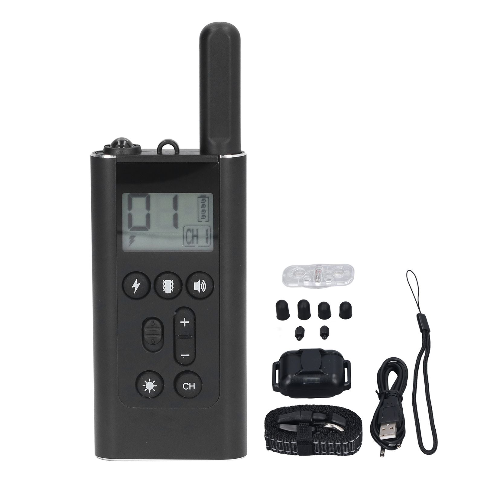 Dog Training Collar IP67 Waterproof 800 Meter Wireless Remote Control LED Locator Dog USB Charging Remote Bark Collar